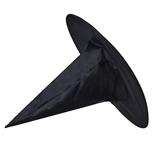 Chenway Halloween Witch Hats for Women Adult Black Witch Hat for Halloween Costume Accessory (1Pcs)
