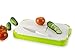 Gourmia GMS9255 Mandoline Slicer & Cutting Board Set Kitchen Slicer & Food Prep Board Combo With 4 Interchangeable Blades & FREE Bonus Knife, Durable