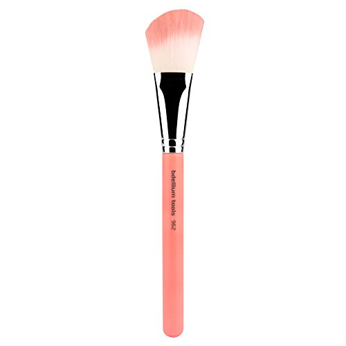 Bdellium Tools Professional Eco-Friendly Makeup Brush Pink Bambu Series - Slanted Blusher 962
