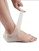 Appyculo Silica Gel Anti-skidding Shock-Absorbing Invisiable Height Increase Shoe Lift Inserts Insoles Pads Heel Lifts (Medium, white-1 pair)