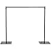 Efavormart 10ft x 10ft Heavy Duty Pipe and Drape Kit Backdrop Support with Weighted Metal Steel Base primary
