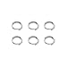 Pandahall 10g/160pcs Double Loops Round Split Jump Rings Wire Connector for Keychains Charm 304 Stainless Steel Color 5x1.2mm