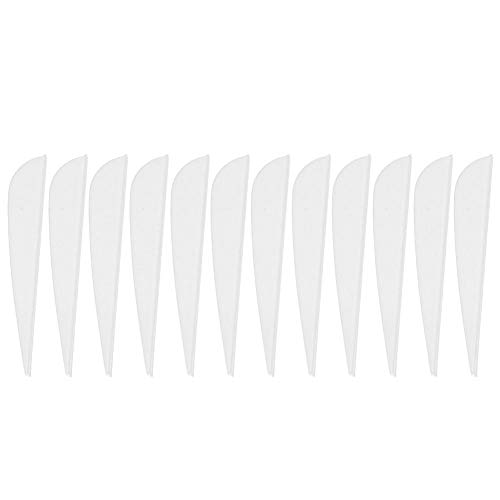 VGEBY Arrow Feather 12Pcs 3 Inches DIY Arrow Fletching Feather Accessory(White) Sportinggoods Shooting And Archery Supplies Sportinggoods Shooting Arrow Feathers Fletchings For Arrows Arrow Feathers