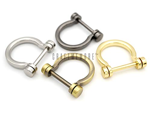 3 CRAFTMEmore+D+Rings+Horseshoe+Keychain+Accessories