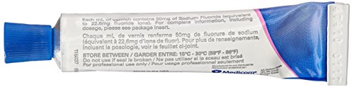 Medicom 10011 Duraflor 5% Sodium Fluoride Varnish Tube, 10 mL Capacity