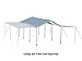 ShelterLogic 10x20 Canopy Extension Kit for 1-3/8
