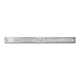 Westcott Stainless Steel Office Ruler with Non Slip Cork Base, 15