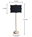 10 Pack Mini Chalkboard Signs with Stand, Small Wedding Chalkboard Signs Easel, Rectangle Chalkboard Place Cards for Message Board Signs, Parties and Event Decorations