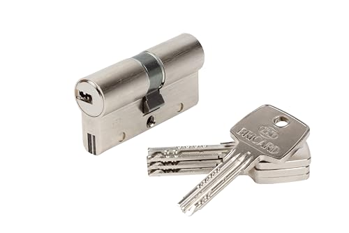 Bricard 15901 Trial S 30+30 Nickel-Plated Double Euro Cylinder Lock, Security Level: 4
