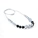 Lofca Teething Necklace Baby Silicone Teether Nursing Necklace for Mom Safe Toys for Teeth