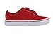 Vans Kids/youth Shoes Atwood Velcro Strap Red/white Sneakers