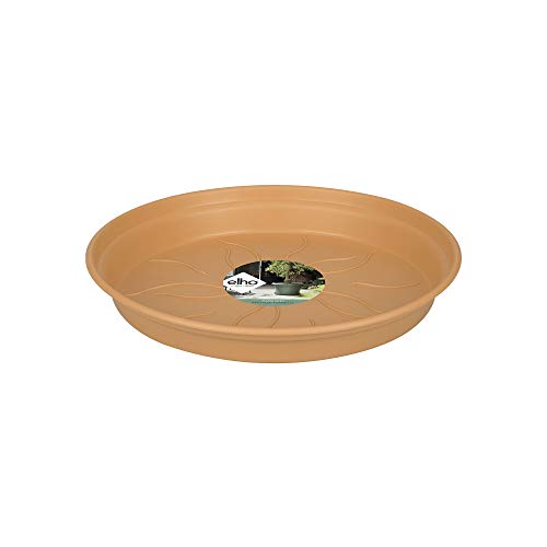 Elho Green Basics Saucer 14 - Mild Terra - Indoor & Outdoor - Ø 13.5 x H 2 cm