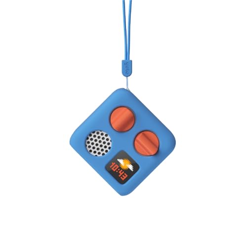 Yoto Mini Adventure Jacket in Blue Bird with Matching Wrist Lanyard – Accessory for Kids Mini Audio Player, Anti-Slip Silicone Skin Cover, Fitted Protective Sleeve Case