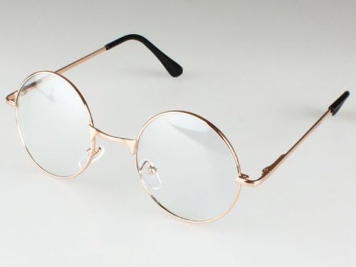 Glasses glasses Round retro antique gold 48mm Round (japan import)