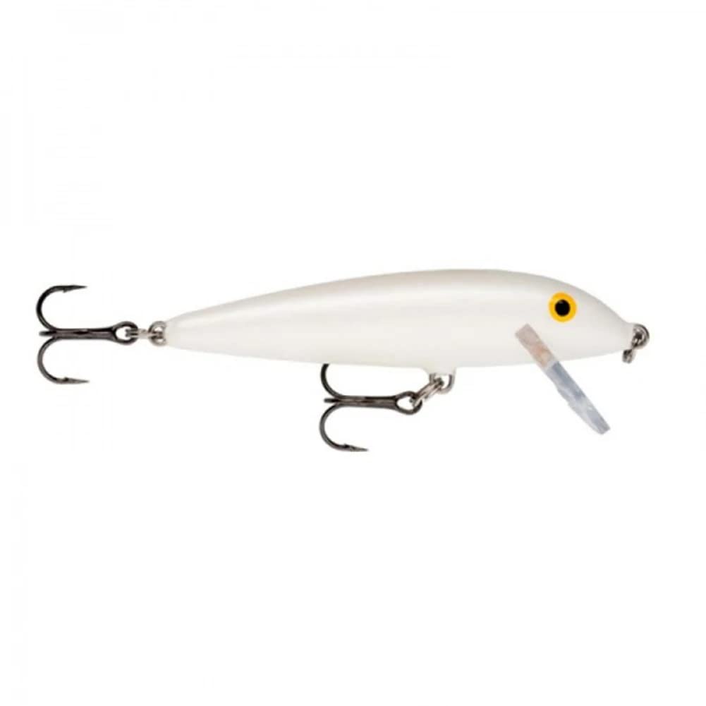 Rapala CountDown Lure with Two No. 10 Hooks, 0.9-1.8 m Swimming Depth, 5 cm Size, Pearl UV