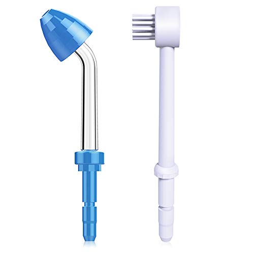 Nicefeel Jet Tips for FC188G, FC188, FC168, FC169, FC158, FC288(Pack of 2) - Classic high Pressure Jet Tips for Water flosser and Oral irrigator, Replacement Jet Tips for Nicefeel Water flossers.