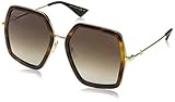 Gucci GG 0106 S- 002 002 HAVANA / BROWN / GOLD Sunglasses