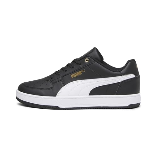 PUMA Unisex CAVEN 2.0 Sneaker, Black White-Gold, 37 EU