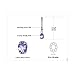 JewelryPalace 1ct Natural Tanzanite LeverBack Earrings 925 Sterling Silver