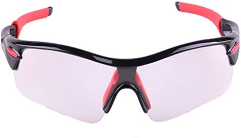 WMYY Cycling Glasses Impact Resistance Radiation Protection UV400 Eye Protection Transparent Discoloration Discoloration Sunglasses Adjustable Nose Support Ultralight Frame HD PC Suitable For Outdoor