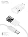 Samsung Galaxy Note 8 Charger Fast Type-C USB 2.0 Cable Kit by Ixir - {Fast Wall Charger + Fast Car Charger + 2 Type-C Cable}-(S8 / S8 Plus)