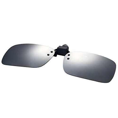 Aroncent Sonnenbrille Clip On UV400 Sonnenbrillen Vorhänger Brille Aufsatz Clip On Polarisiert Metallrahmen, 3 PCS – Bild 4