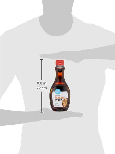 AMAZON BRAND – HAPPY BELLY PANCAKE SYRUP, ORIGINAL FLAVOR, 12 FL OZ