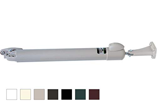 Touch 'n Hold Smooth - Single Kit - Standard-Duty Door Closer with Touch-Button Hold Open Feature & Smooth Closing Motion - For (Medium & Lightweight) Storm, Screen, Security Doors. Upgrade Your Door.