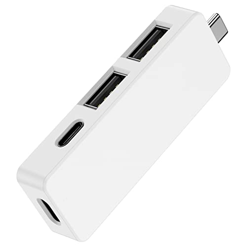 USB C Charger Plug Extender, 3 in 1 USB C Power Adapter Expander Fast Charging Compatible with PD Wall Charger USB C Plug Charger for Apple Watch,iPhone, iPad, AirPods, Macbook (Plug Not Included)