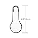 Household Mall 0.85 inch Pack of 1000Pcs Gourd Pin/Clothing Tag Pin/Safety Pin/Steel Wire Pin/Calabash Pin, Suitable for Tailor Home Accessories (Silver)