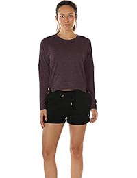 icyzone - Sudadera deportiva de manga larga para mujer