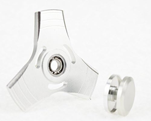 Willgo Fidget Spinner EDC Hand Spinner Focus Fingertip Spinner Fidget Toys Metal High Speed Relieving ADHD, OCD , Anxiety, Stress and Boredom - Up to 5 Mins (Sliver)