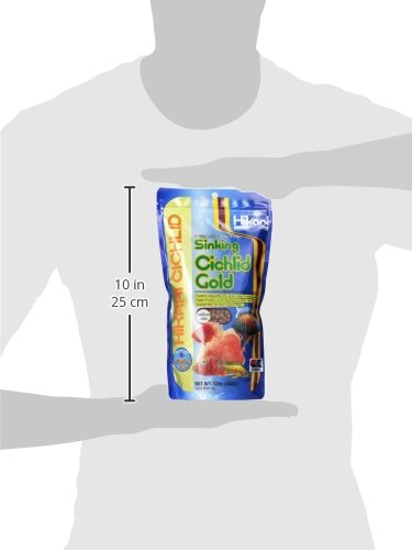 Hikari 12-Ounce Sinking Cichlid Gold Pellets for Pets, Medium