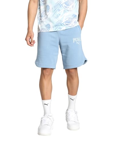 PUMA Mixte Squad 9'' - Zen Blue Short Tricoté, Zen Blue, S EU