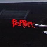 Macbook Laptop Red Car Adhesive Vinyl Helmet Kona Hawaii Band Album Pepper Sticker Decal Auto Decoration Art Vinyl Notebook Wall Car Bike