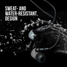 M6 Sports Headphones with Memory Wire for Locked-in Fit 