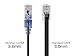 Monoprice Cat6A Ethernet Patch Cable - Snagless RJ45, 550Mhz, 10G, UTP, Pure Bare Copper Wire, 30AWG, 5-Pack, 14 Feet, Black - SlimRun Series
