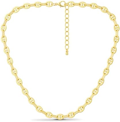 Amazon.com: BAMERAL Chunky Gold Chain Necklace for Women 18K Gold