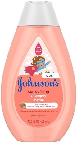 Johnson's Curl-Defining, Frizz Control, Tear-Free Kids' Shampoo