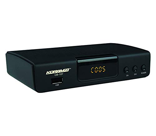 KORAMZI HDTV Digital TV Converter Box ATSC with USB Input for Recording and Media Player CB-107 (Certified Refurbished)