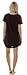 Rampage Womens Cotton Raglan Sleeve Flirty Sports Fan Nightshirt