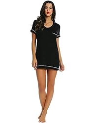 Cherrydew Ladies Short Nightshirts Sleepshirts