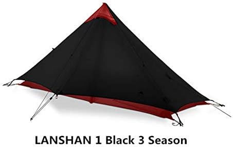3F UL Gear 2018 Lancer1 1 Person Oudoor Ultralight Camping Tent 3 Season Professional 15D Silnylon Rodless Tent