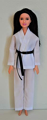 Handmade Doll Clothes Karate Uniform Assorted Colors Gi Judo TKD fits 11" Barbie Girl Dolls