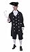 Forum Novelties Men's Founding Father Patriotic Adult Costume, Black, Standard