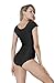 speerise Womens Nylon Ballet Short Sleeve Leotard Dance Costumes