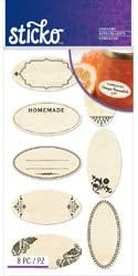 Bulk Buy: Sticko Stickers (6-Pack) Label Stickers Jelly Jar Vintage Labels E5272061