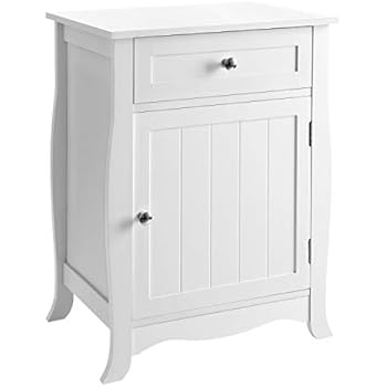 Amazon Com Cottage Traditions 1 Drawer Nightstand Eggshell