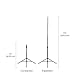 Fovitec Pack of Two Portable 7'6