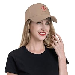 Deus Vult Crusader Knight Templar Cross Cap Unisex